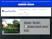 Tablet Screenshot of lausitzer-immobilienservice.de